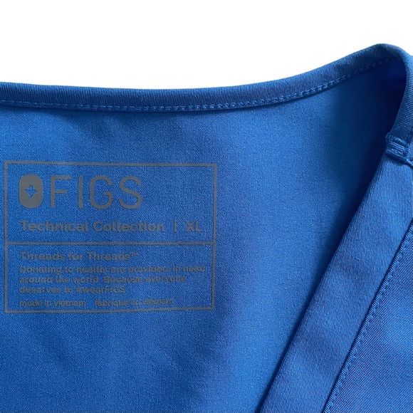 Figs Casma Top - Royal Blue - Picture 3 of 3
